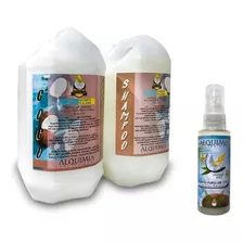 Alquimia Coco, Shampoo Y Acondicionador X5 Lt + Aceite Puro