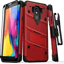 Funda Zizo LG Stylo 5 /protector Pantalla /rojo/negro