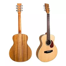 Sigma, Mini Guitarra Acústica, Tapa De Abeto Macizo, Aros Y
