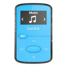 Reproductor De Mp3 Sandisk Con Pantalla Lcd, 8 Gb ,azul