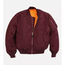 Campera Alpha Ind. Ma-1 Color Maroon Talle Xl