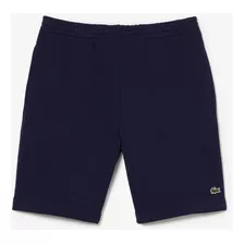 Bermuda Masculina Lacoste De Moletom Com Jacaré Bordado