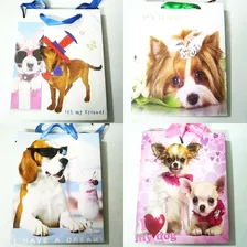 Bolsa De Regalo De Carton Dibujo De Perro