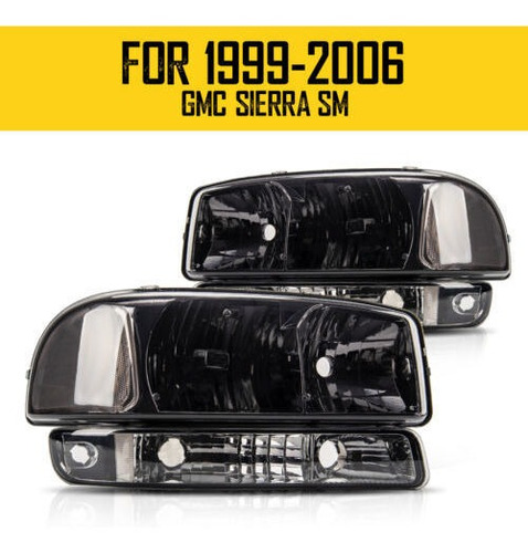 Xl For 99-06 Gmc Sierra Yukon Headlights Bumper Assembly Ttq Foto 3