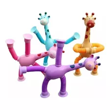 Kit 4 Girafinhas Divertida Melman Brinquedo Infantil Com Led Cor Unit