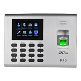 K40 Reloj Checador Zk-teco Con Control De Acceso Inclu Bater