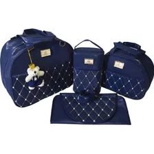 Kit Bolsa Maternidade Mala Bebê Príncipe Princesa -pingente 