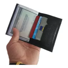 Porta Dinheiro Documento Cartão Credito Couro Legitimo Cnh