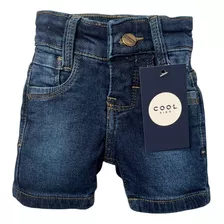 Roupa Infantil Bermuda Short Jeans Bebê Menino P M G Bebê