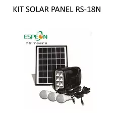 Kit Panel Solar Multifuncion Rs-18n 