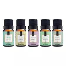 Kit 5 Essência Para Aromatizador E Difusor Via Aroma 10ml