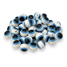 Entremeio Bolinha Olho Grego De Plástico 10mm 85 Unidades