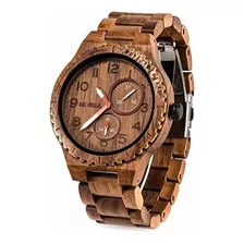 Bewell W023a Naturales Relojes De Madera Para Hombres Con Ca