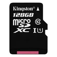 Tarjeta De Memoria Sd Kingston Class 10, Tarjeta Micro De 128 Gb