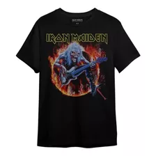Camiseta Iron Maiden Fear Live Flames Xxg Consulado Of 0090