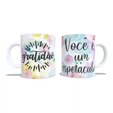 Caneca Personalizada - Gratidão Porcelana