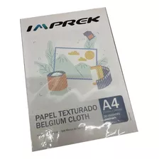 Papel Texturado Tela Belga A4 Imprek Glossy 230gr 20h