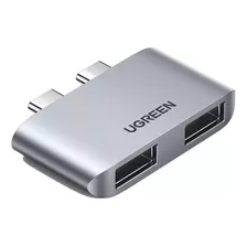 Mini Hub Para Macbook Pro Air Dual Usb C 2 En 1 A Usb A +