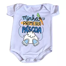 Body Infantil Minha Primeira Páscoa Coelhinho Da Páscoa