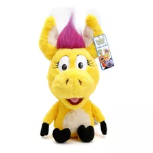 Donkey Hodie - Muñeca De Peluche De Burro Amarillo De 14 P.