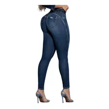 Calça Jeans Modeladora Pit Bull Com Logomania No Cós - 66428