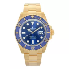 Relógio Rolex Submariner Gold Com Caixa E Certificados