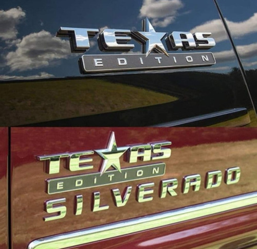  Set Emblemas Texas Edition 2 Piezas Chevrolet Gmc  Foto 6