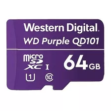 Tarjeta De Memoria Western Digital Purple 64gb Micro Sd