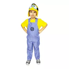 Fantasia Infantil Minions Com Gorro