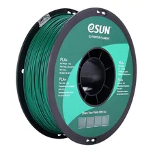 Filamento Impresión 3d Pla+ Esun 1.75mm 1kg Color Verde (green)