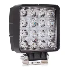 Farol Auxiliar Milha Led 48w 16 Leds 7000k Off-road Caminhao