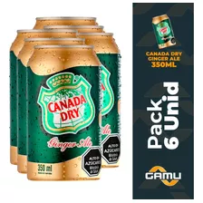 Canada Dry Ginger Ale - 350cc - Pack 6