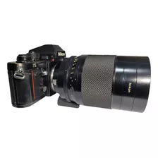 Câmera Nikon Com Lente Nikon 500mm F/8 Mirror (impecáveis)