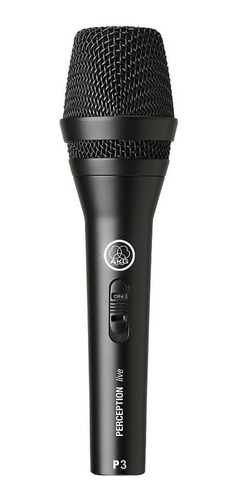 Microfone Akg P3 S Dinâmico  Cardióide Preto