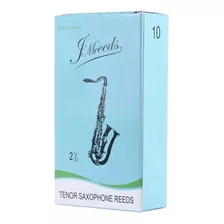 Palhetas Jmreeds Para Sax Tenor Caixa Com 10 Número 2 E Meio