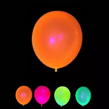 Globos Latex Fluo Naranja 9 Pulgadas X 50 Neon Decoracion