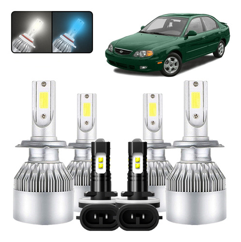 A 28000lm 50w Kit De Focos Led 9003 Luz Alta Y Baja Para Kia Kia SPECTRA EX