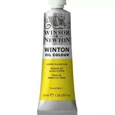 Pintura Oleo Winsor & Newton Winton 37ml Colores A Escoger Color Lemon Yellow Hue - Amarillo Limón No 26
