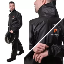 Capa Chuva Roupa Conjunto Motoqueiro Impermeável Pioneiro