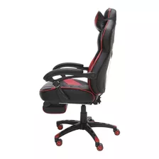 Silla Gamer Reclinable De Cuero Con Reposapiés Respawn