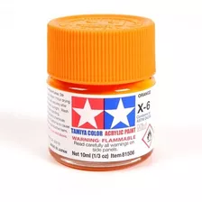 Tinta Acrílica Mini X-6 Laranja 10ml Tamiya 81506