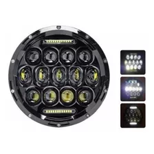 Faro Led Optica 7 Pulgada Moto Harley Davinson Cafe Racer 