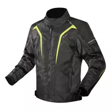 Campera Ls2 Sepang Hombre Cordura Negro Amarillo