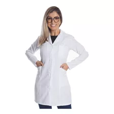 Jaleco Oxford Feminino Manga Longa Colorido Acinturado (13)