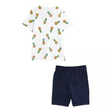 Conjunto Masculino Infantil Verão - Camiseta E Bermuda