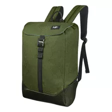 Mochila Vintage T-go Urbana Para Notebook 15.6 Pulgadas Reforzada Hombre Mujer Color Verde Eb335g