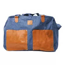 Bolso Retiro Urbano Viaje Rowa Azul Tramado