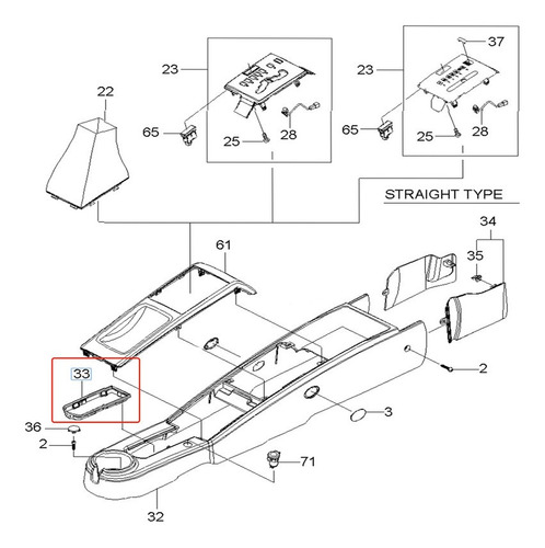 Funda Palanca Freno Mano Chevrolet Aveo 2014 Gm Parts Foto 5