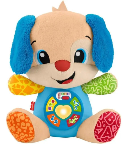 Brinquedo Para Bebês Cachorrinho Aprende Comigo Fisher-price Azul