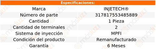 1) Inyector Combustible Escalade V8 5.7l 99/00 Injetech Foto 2